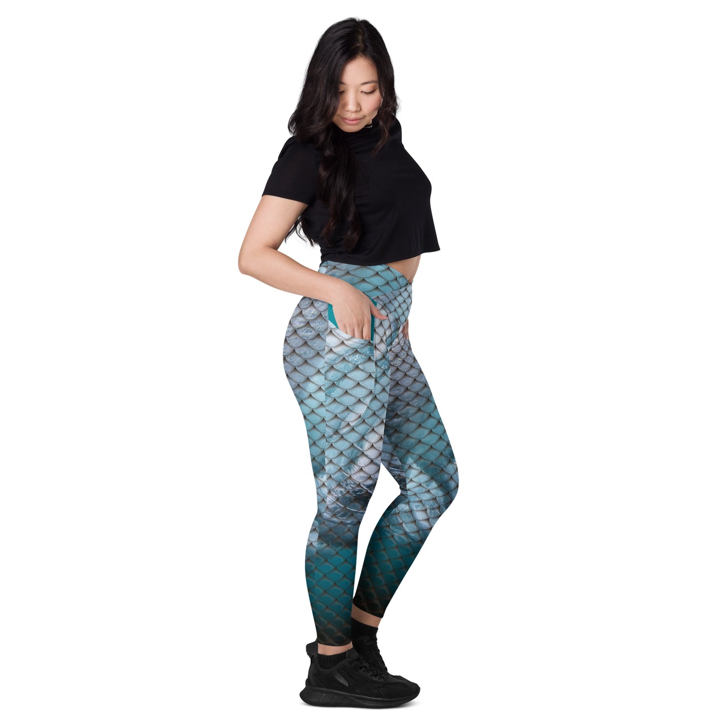 High Tide Crossover leggings with pockets